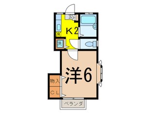 クレールメゾンの物件間取画像